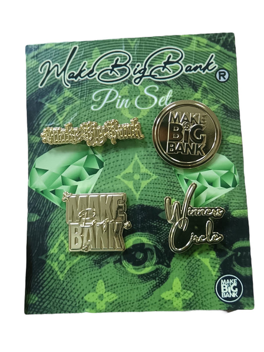 MakeBigBank Pin Set
