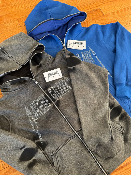 Metal Full Zip Hoody
